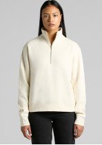 AS Colour Womens Stencil Half Zip Crew - 4125