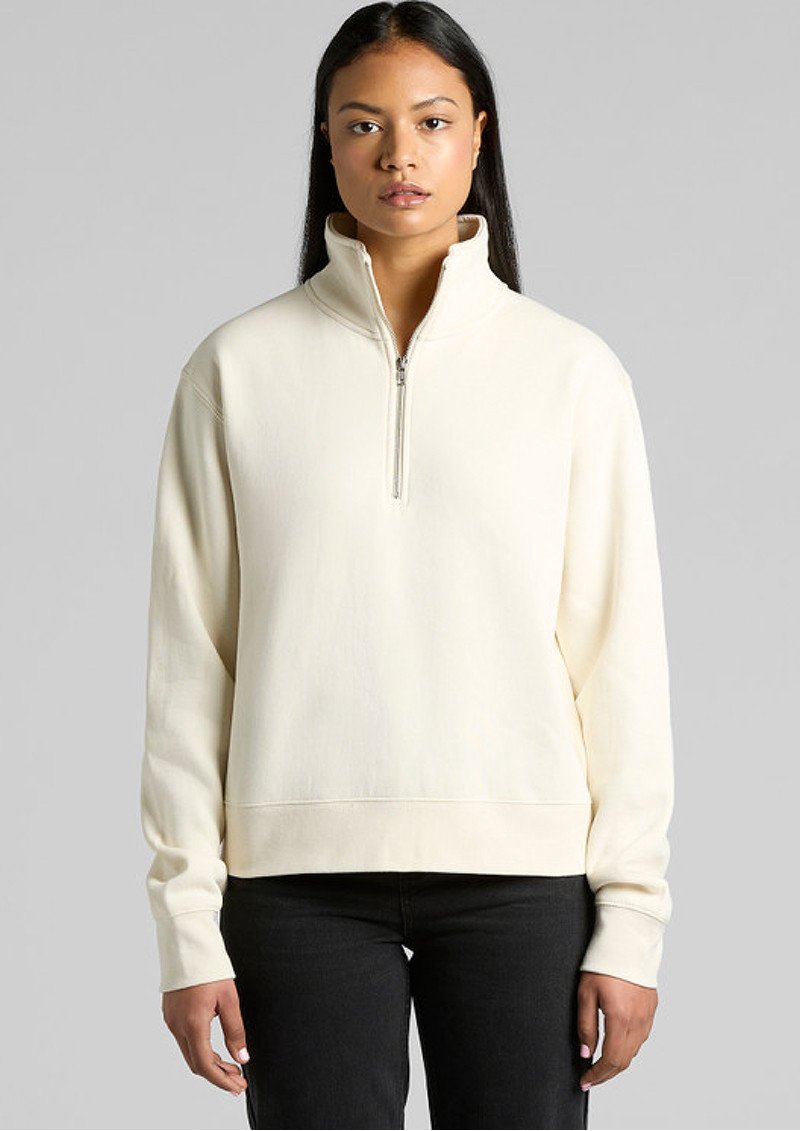 Wo's Stencil Half Zip Crew