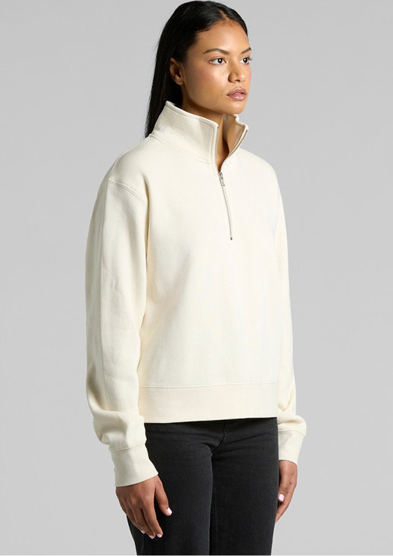 Wo's Stencil Half Zip Crew