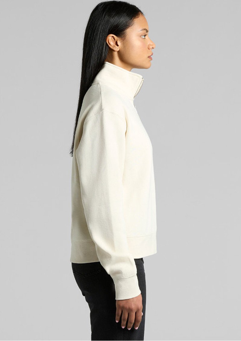 Wo's Stencil Half Zip Crew