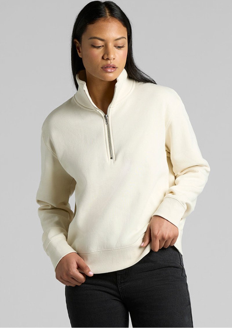 Wo's Stencil Half Zip Crew