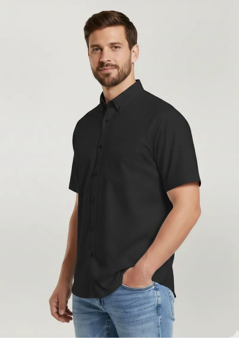 JB'S ADULTS SHORT SLEEVES POPLIN SHIRT