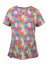 JBs Ladies Scrub Top Printed
