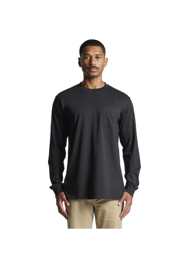 5072-AS Colour Classic Pocket L/Slv Tee