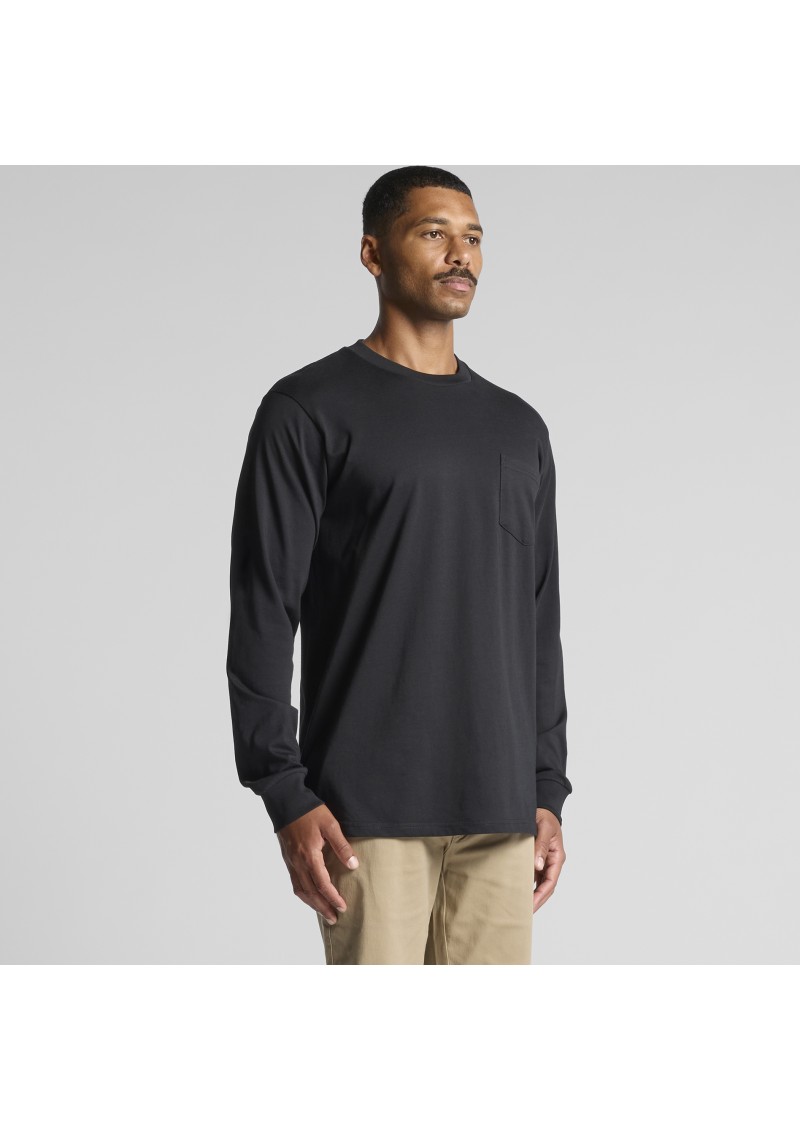 5072-AS Colour Classic Pocket L/Slv Tee