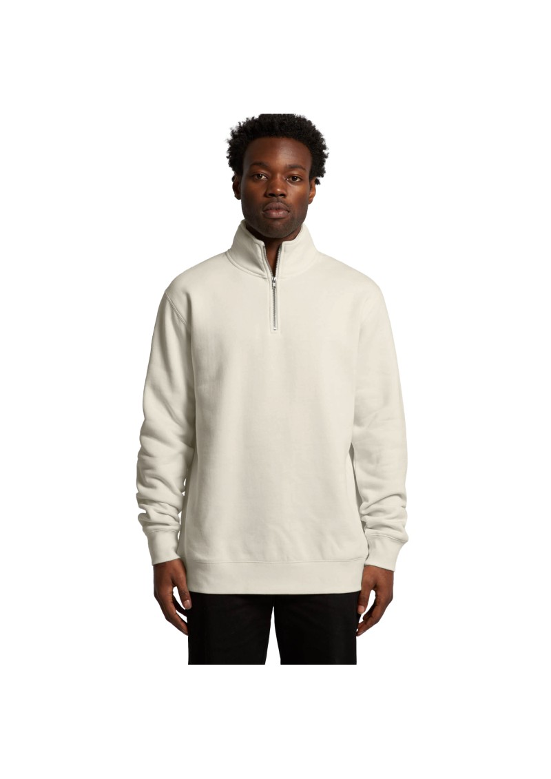 5125-AS Colour Stencil Half Zip Crew