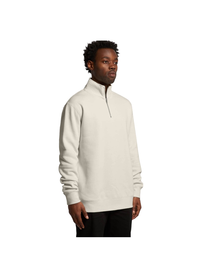 5125-AS Colour Stencil Half Zip Crew