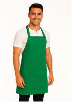 BIB APRON PEA GREEN-LARGE