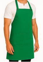 BIB APRON PEA GREEN-LARGE