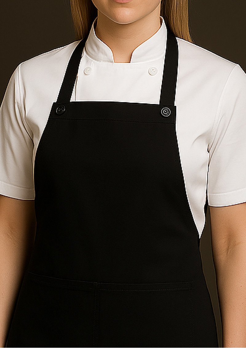 CROSS BACK BIB CANVAS APRON (WITHOUT STRAP)-SMALL