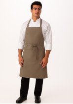 BIB APRON LATTE-LARGE BIB APRON LATTE-LARGE
