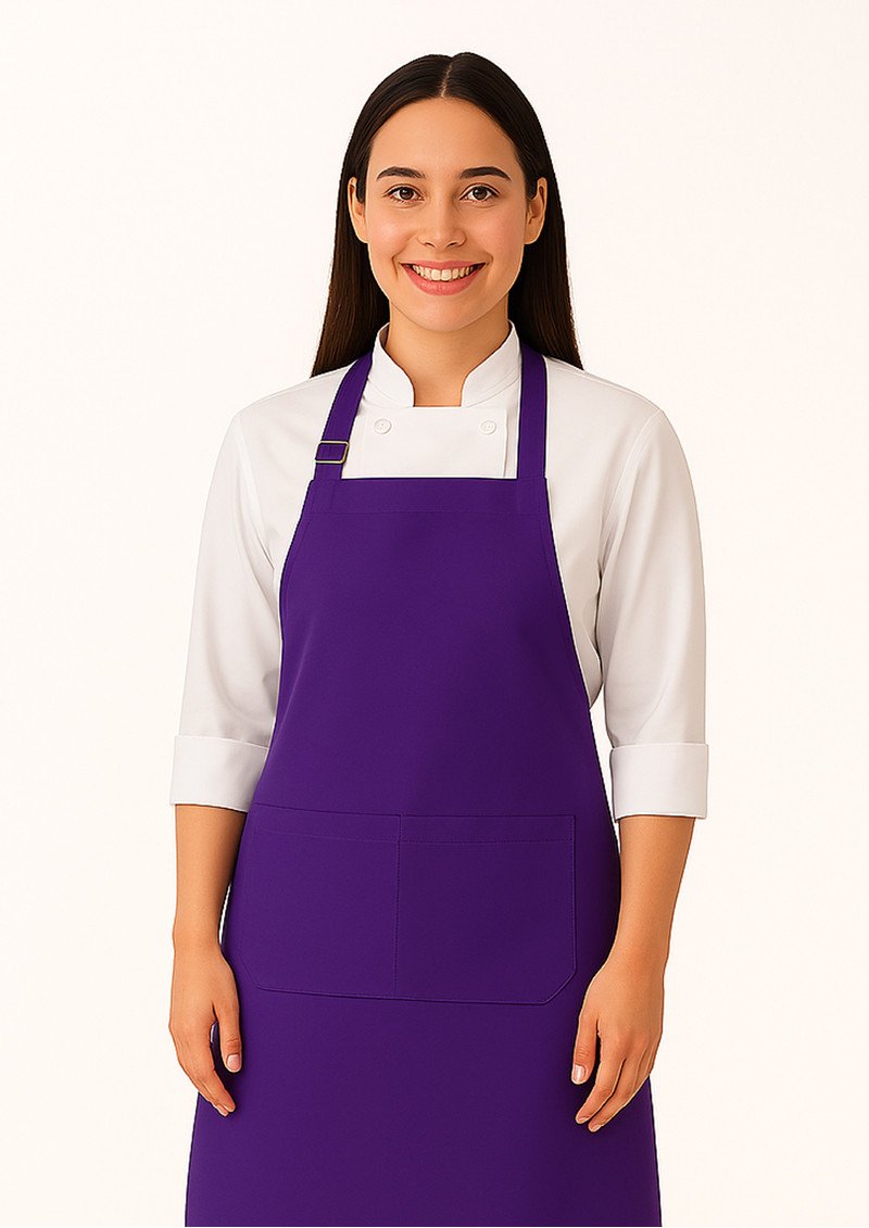 BIB APRON PURPLE - LARGE