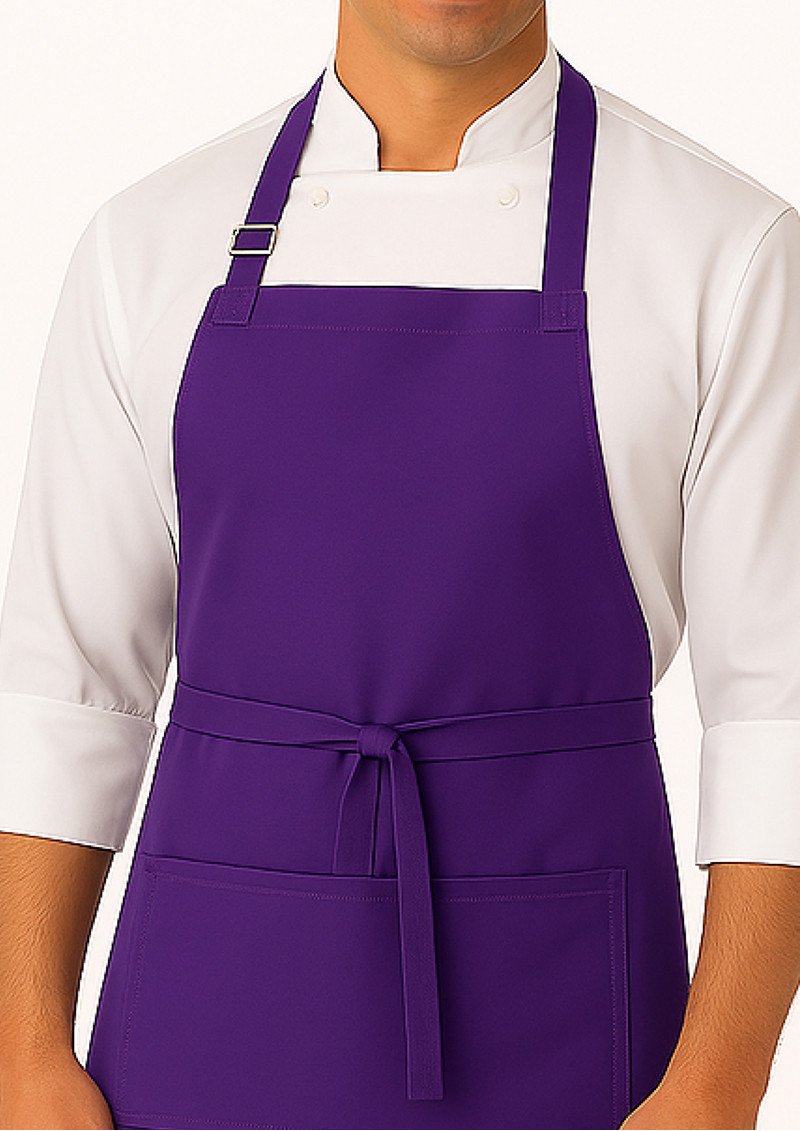 BIB APRON PURPLE - LARGE