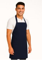 BIB APRON (NO POCKET) BLACK- SMALL