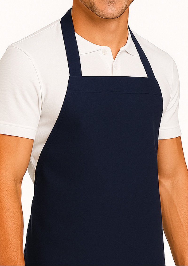 BIB APRON (NO POCKET) BLACK- SMALL