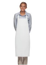 BIB APRON (NO POCKET) WHITE- SMALL