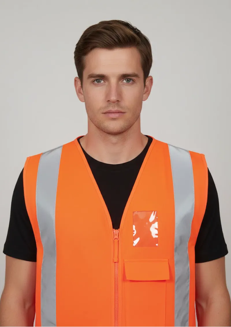 HI VIS ZIP (D+N) TTMC-W VEST