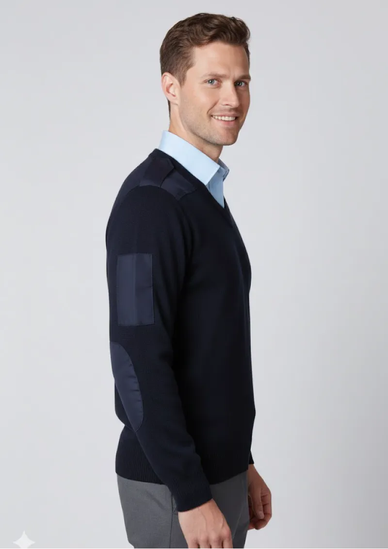 6EJ - JB's Knitted Epaulette Jumper