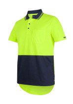 JB's Hi Vis S/S Drop Tail Polo