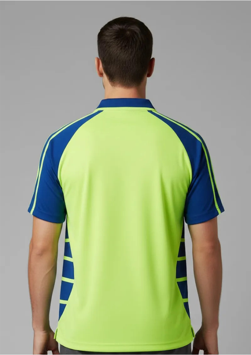 HI VIS  S/S SPIDER POLO