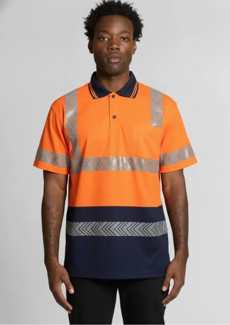 JB's Hi Vis S/S Segmented Tape Polo