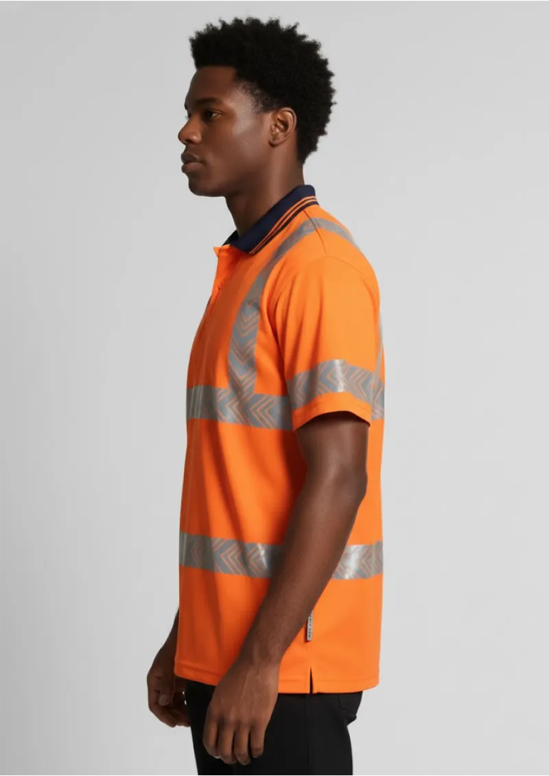 JB's Hi Vis S/S Segmented Tape Polo