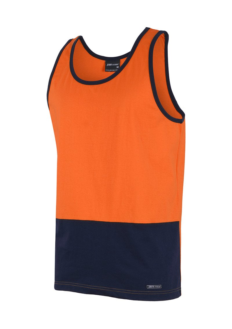 6HTCS-JBs Hi Vis Cotton Singlet