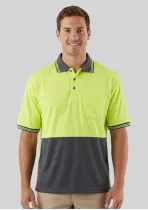 JB's HI VIS SHORT SLEEVES TRADITIONAL POLO