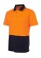 6NCCS - JBs Hi Vis Non Cuff S/Slv Cotton Back Polo