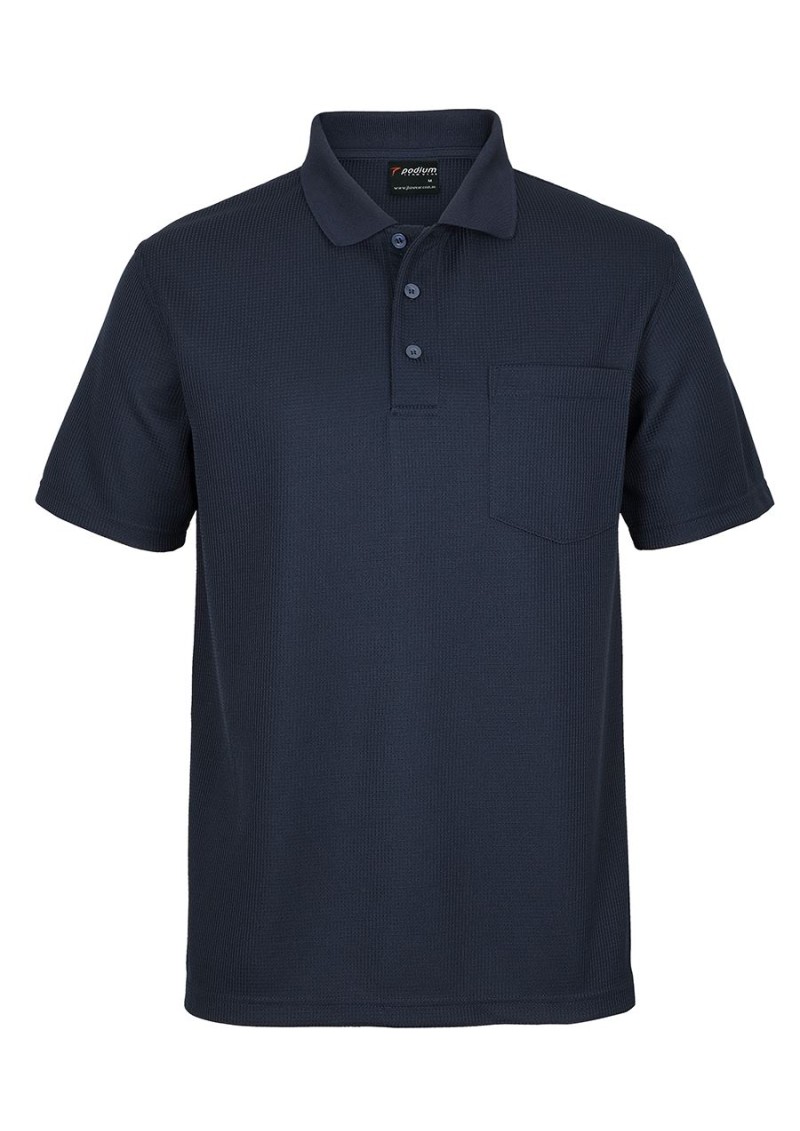 7WPP-JBs Podium Waffle Pocket Polo