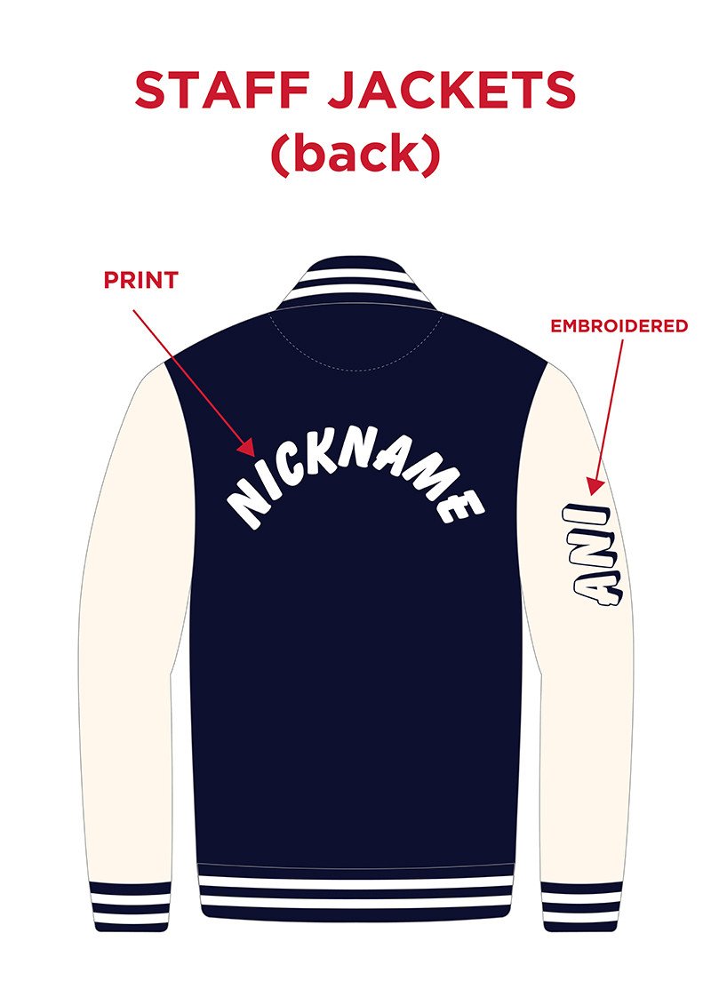 Auckland Normal Intermediate Staff Leavers’ Letterman Jacket