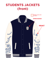 Auckland Normal Intermediate Student Leavers’ Letterman Jacket Auckland Normal Intermediate Student Leavers’ Letterman Jacket