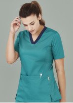 CST043LS-Womens Riley V-Neck Scrub Top CST043LS-Womens Riley V-Neck Scrub Top