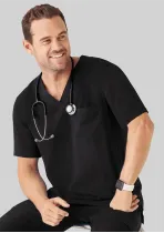 CST945MS - Mens V-Neck Scrub Top