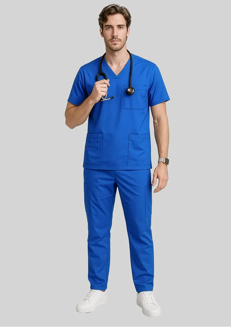 CST945MS - Mens V-Neck Scrub Top