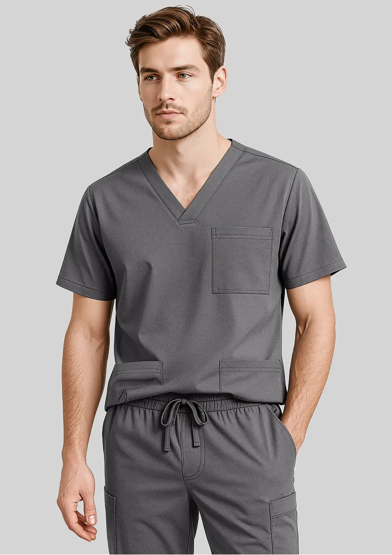 CST945MS - Mens V-Neck Scrub Top