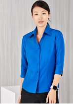 LB3600 - Ladies Plain Oasis 3/4 Sleeve Shirt