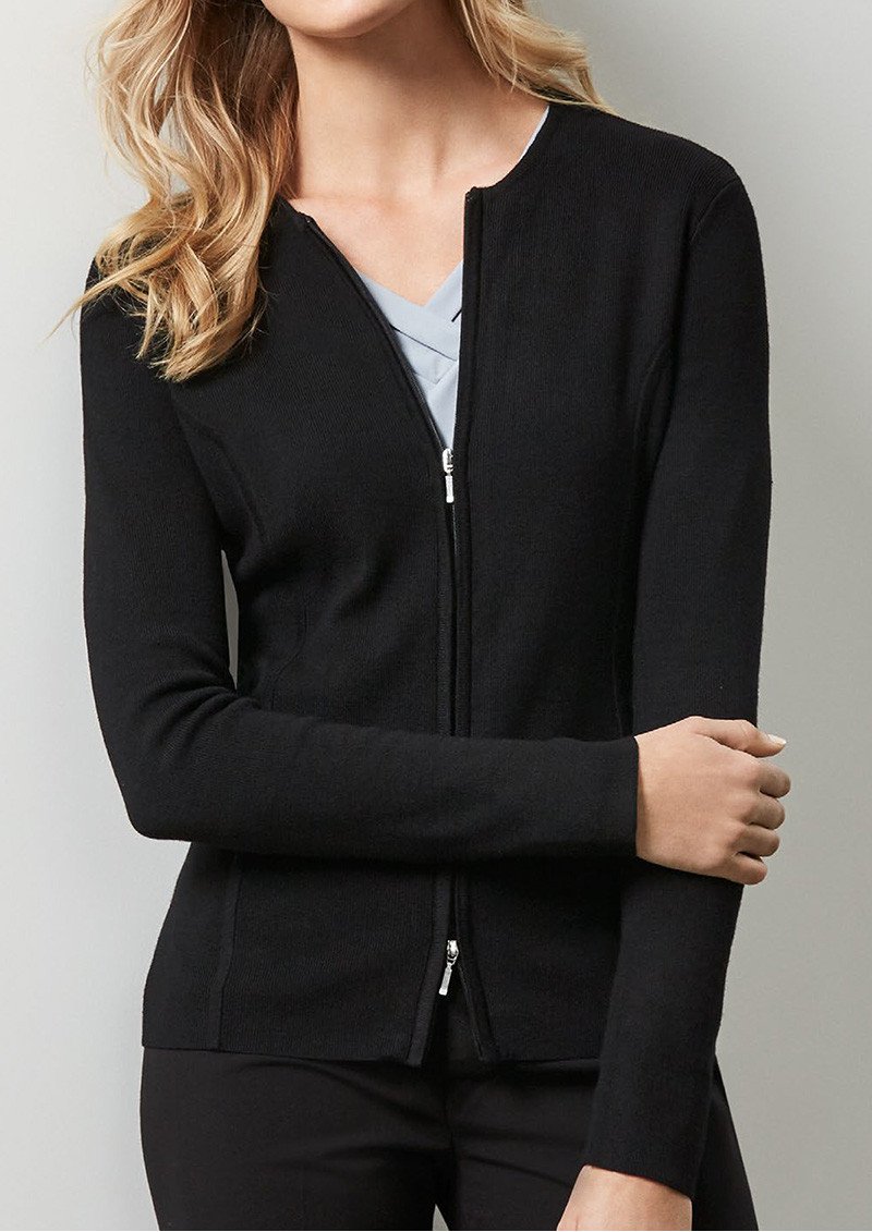 LC3505 - Ladies 2-Way Zip Cardigan