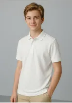 P400KS - Kids Crew Classic Pique Polo