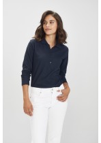 P400LL - Crew Ladies Fashionable Long Sleeve Polo