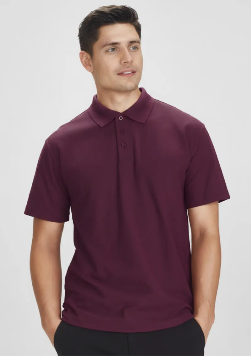 P400MS - Mens Classic Pique Crew Polo