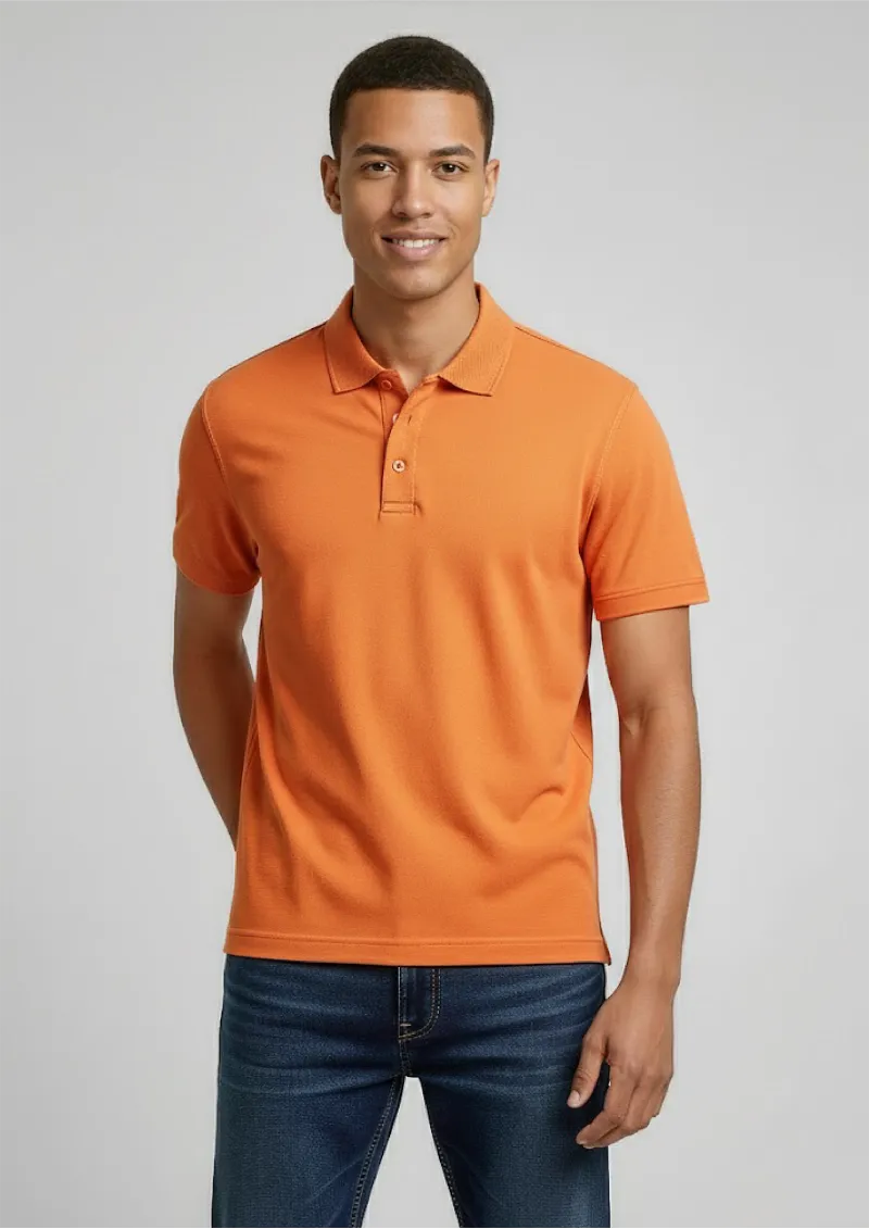 P400MS - Mens Classic Pique Crew Polo