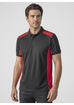 P413US - Grid Unisex Short Sleeve Polo