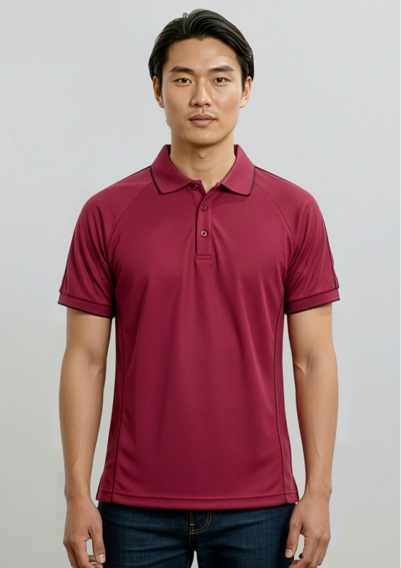 P9900 - Mens Resort Breathable Piping Polo