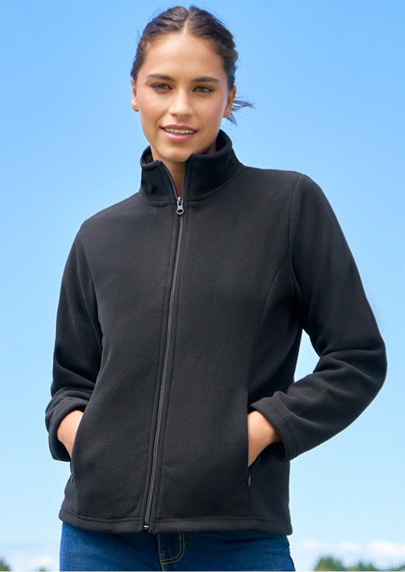 PF630 - Mens Plain Micro Fleece Zip-Up Jacket