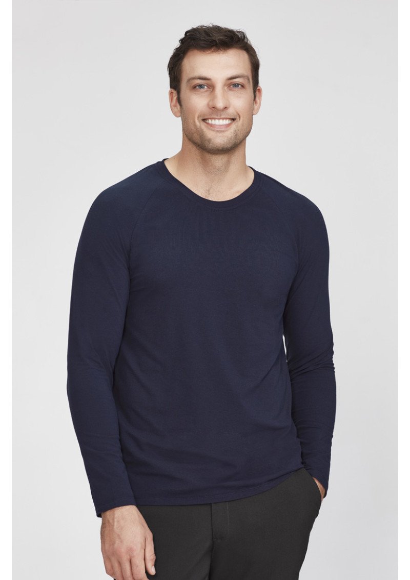 Performance Mens Cotton Long Sleeve Tee