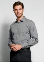 S770ML - Mens Monaco French Style Cotton Long Sleeves Shirt