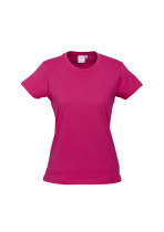 Women Ice 100% Cotton Hot Pink T-Shirt