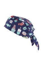 Unisex Printed Scrub Cap