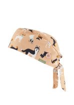 Unisex Printed Scrub Cap